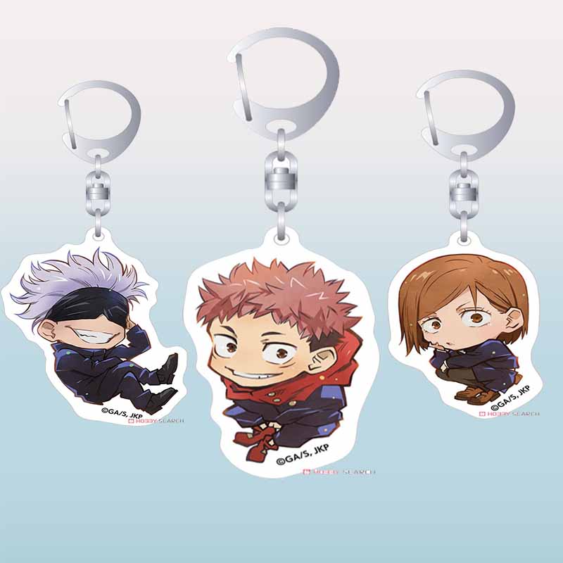 Jjk Anime Merchandise - Acrylic Merchandise Keychain for Jjk Yuji