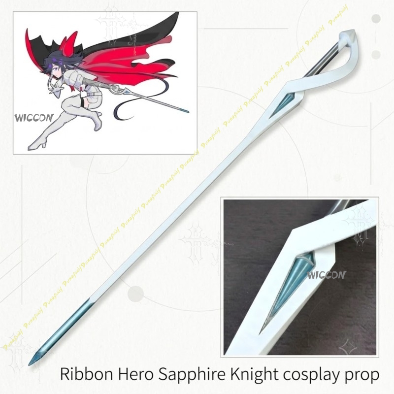 Anime Merchandise Women - Sapphire Knight Cosplay Prop Ribbon Hero