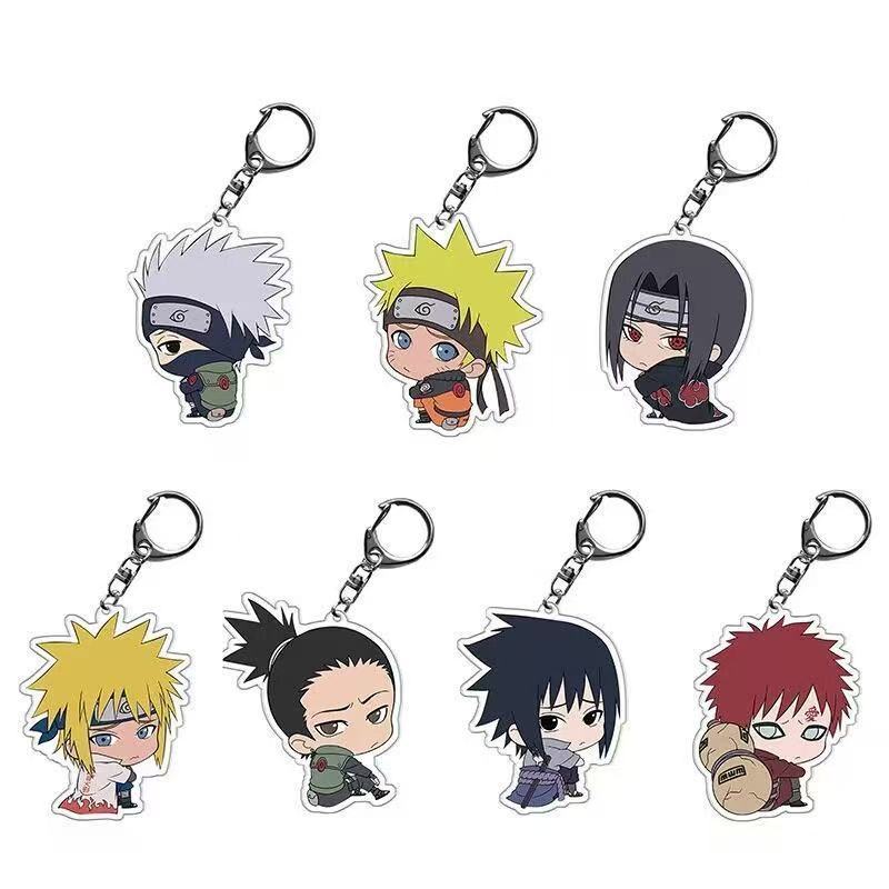 Anime Merchandise Japan - NARUTO chibi cartoon cute acrylic keychain