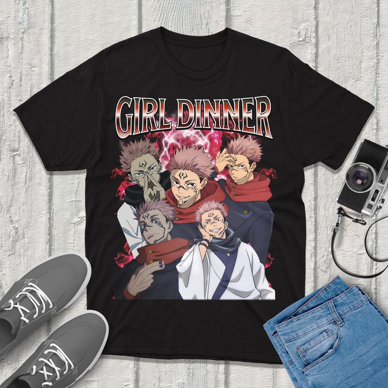 Jjk Anime Merchandise - Sukuna Jujutsu-Kaisen T-Shirt Streetwear Premium Quality