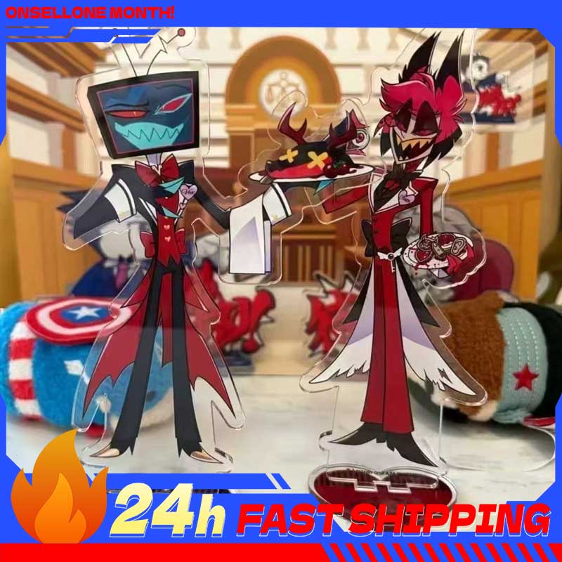 Anime Merchandise - 2pcs Hazbin Anime Peripherals Alastor Waiter