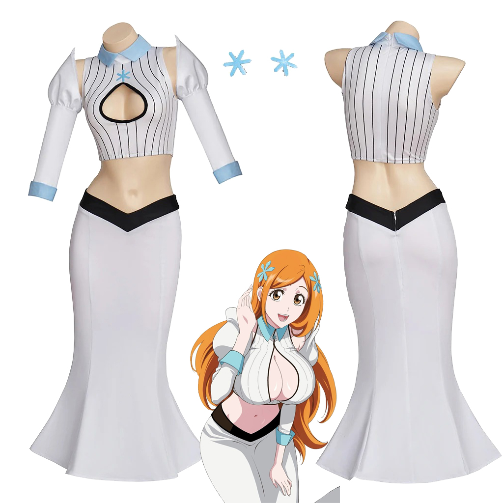 Anime Merchandise For Women - Anime Orihime Inoue Cosplay Costume Sexy