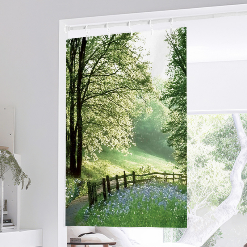 Wall Scroll Tapestry - Bohemian style spring decoration tapestry landscape