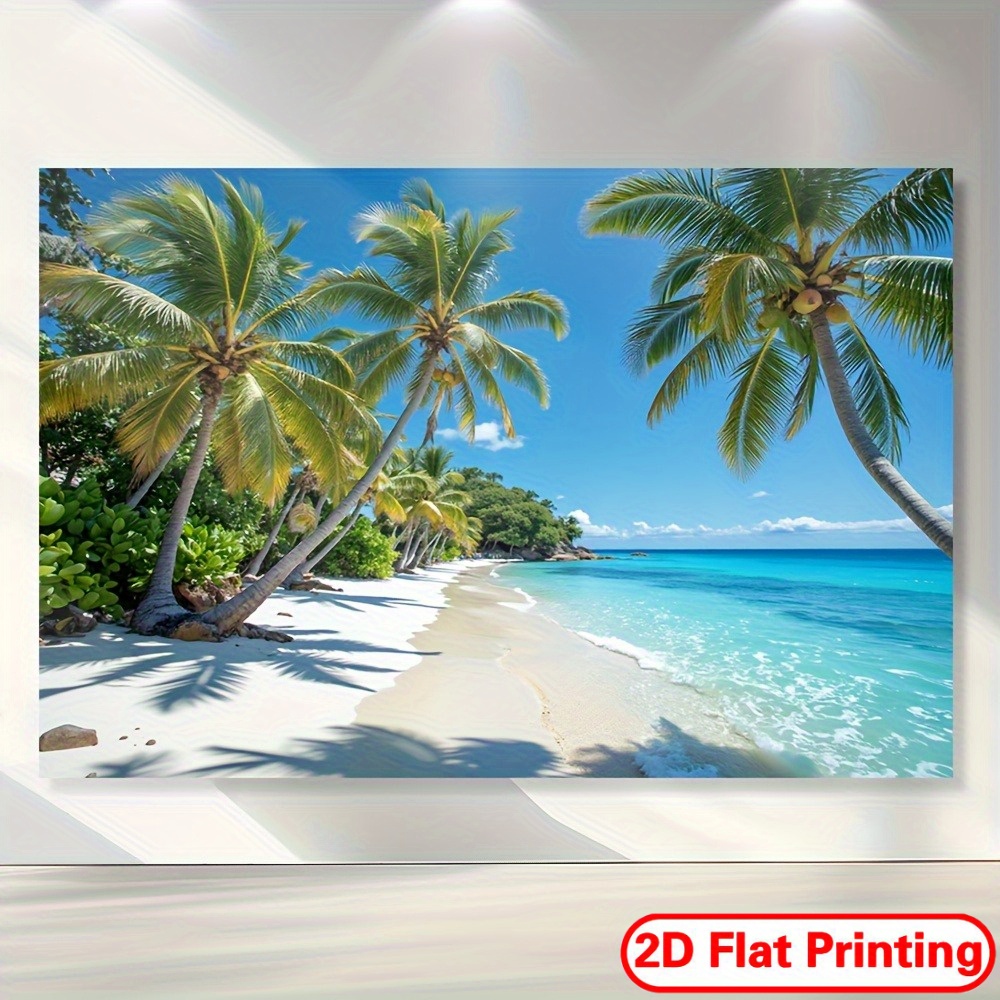Wall Scroll Tapestry - Tropical Beach Tapestry Wall Hanging Decor