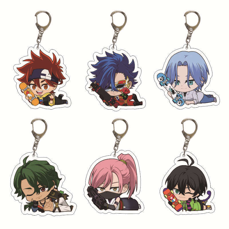 Anime Merchandise Japan - Acrylic Keychain Pendant For Sk8 The