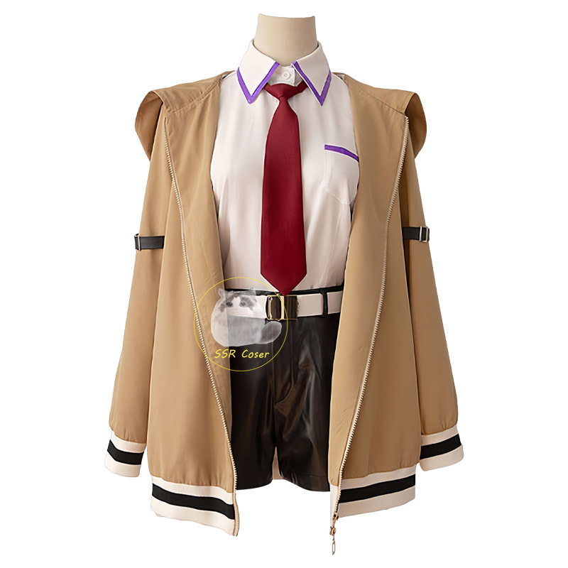 Anime Makise Kurisu Cosplay Co - Anime Merchandise For Women recension och pris