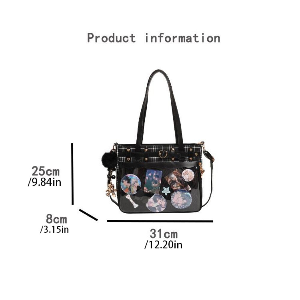 Y2K Cartoon Anime Itabag Latti - Anime Merchandise Women recension och pris