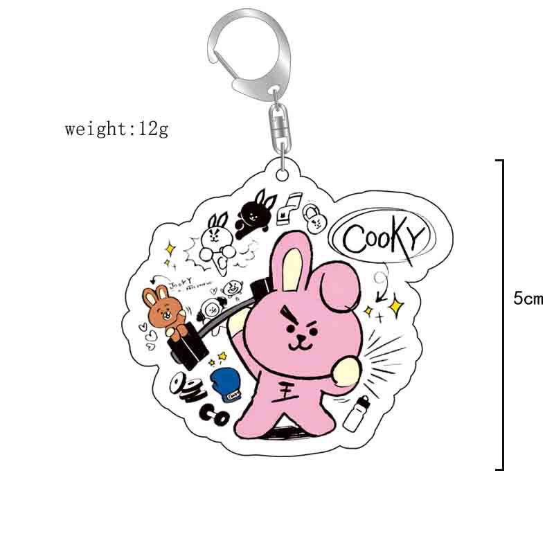 BT21 anime cartoon cute acryli - Anime Girl Merchandise recension och pris
