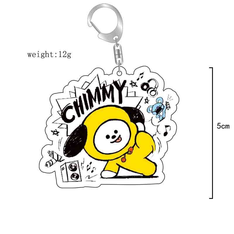 BT21 anime cartoon cute acryli - Anime Girl Merchandise recension och pris