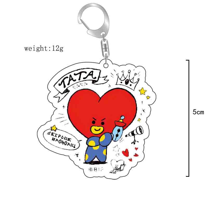 BT21 anime cartoon cute acryli - Anime Girl Merchandise recension och pris