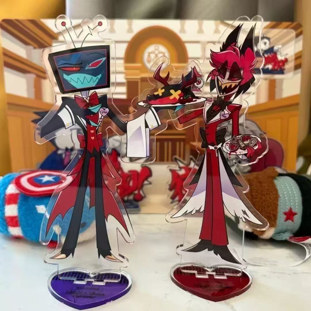 2pcs Hazbin Anime Peripherals  - Anime Merchandise recension och pris