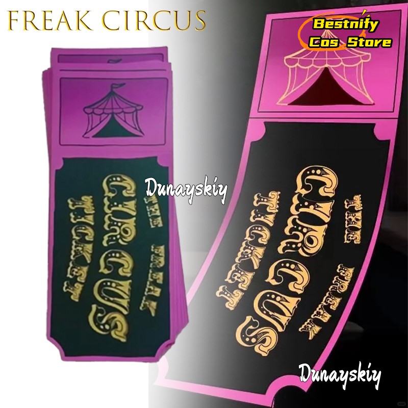 BFreak Circus Ticket Card Red  - Anime Merchandise Women recension och pris