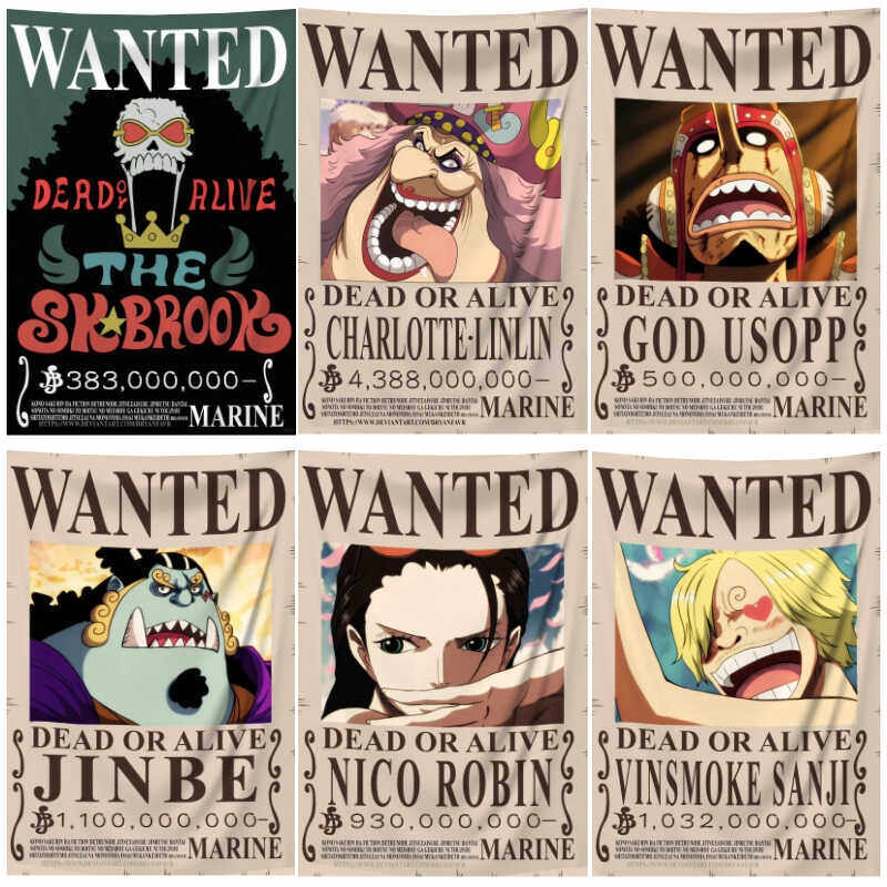 One Piece Manga Tapestry Wante - Wall Scroll Tapestry recension och pris
