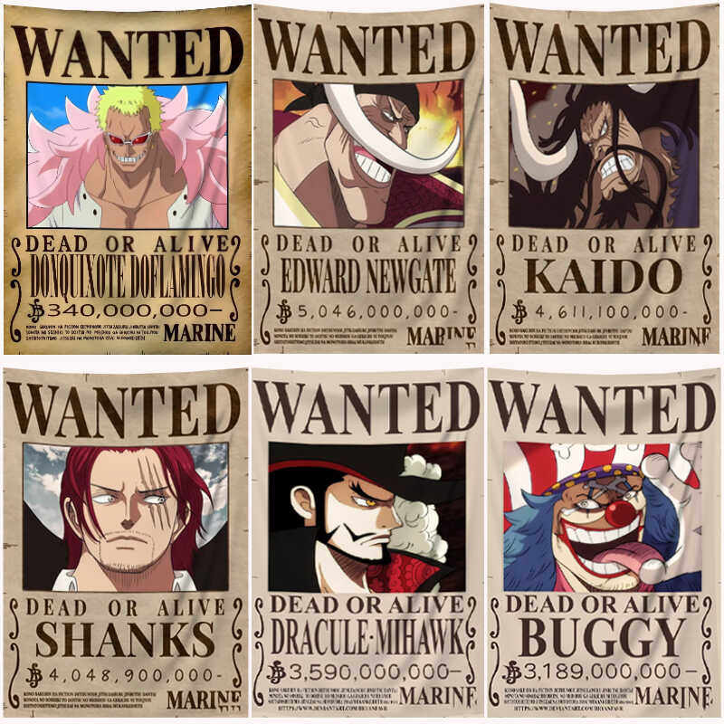 One Piece Manga Tapestry Wante - Wall Scroll Tapestry recension och pris