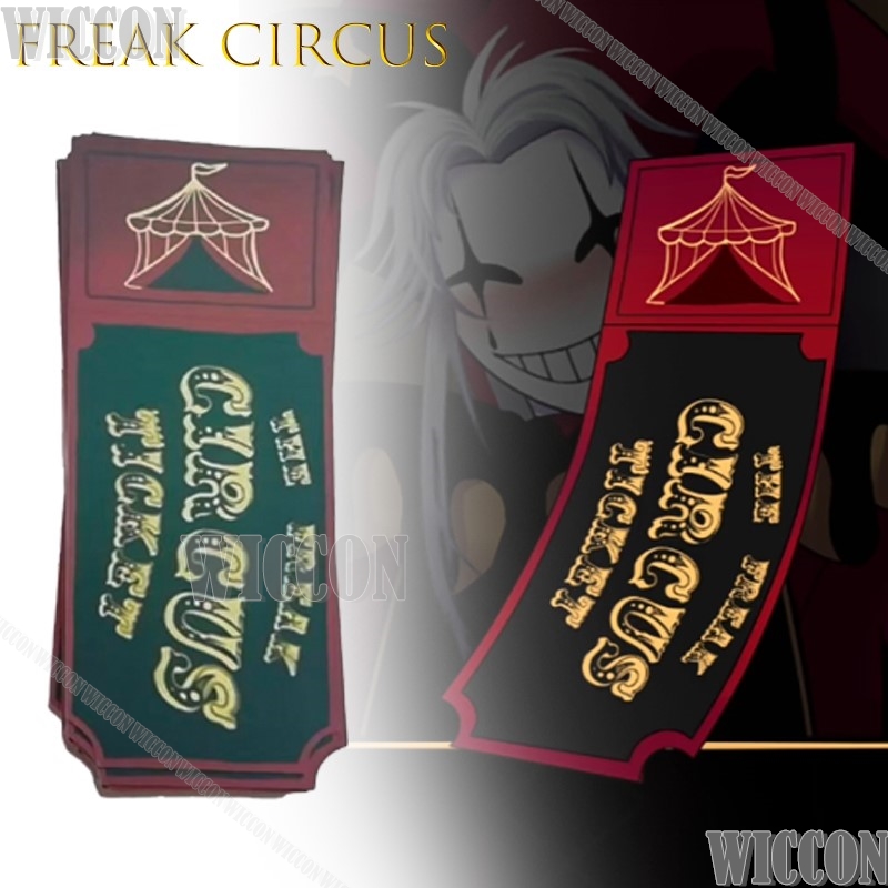 Freak Circus Ticket Card Red G - Anime Merchandise Women recension och pris