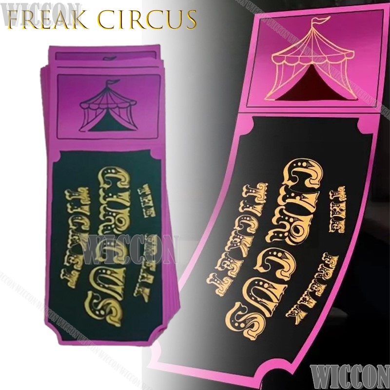 Freak Circus Ticket Card Red G - Anime Merchandise Women recension och pris