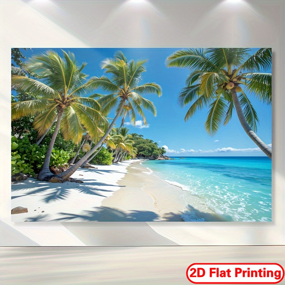 Tropical Beach Tapestry Wall H - Wall Scroll Tapestry recension och pris
