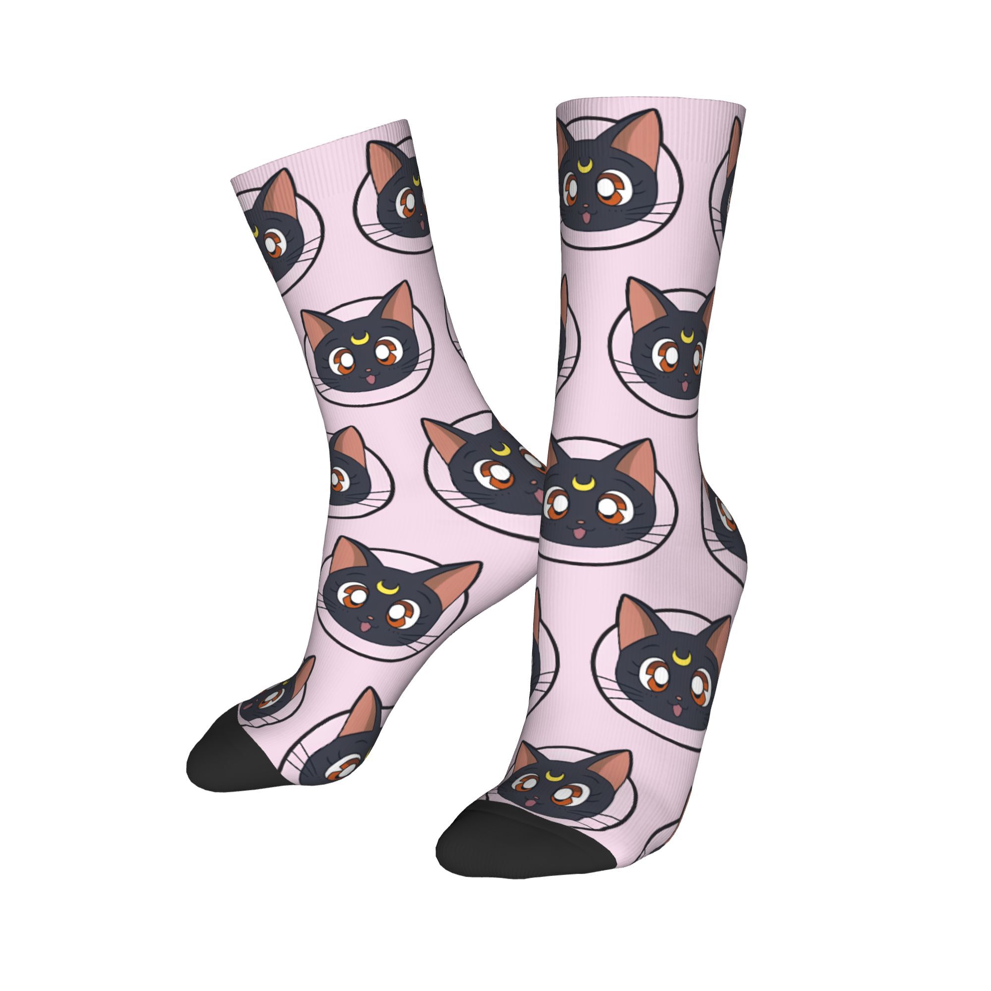 Trendy Unisex Crew Socks Sailo - Anime Girl Merchandise recension och pris