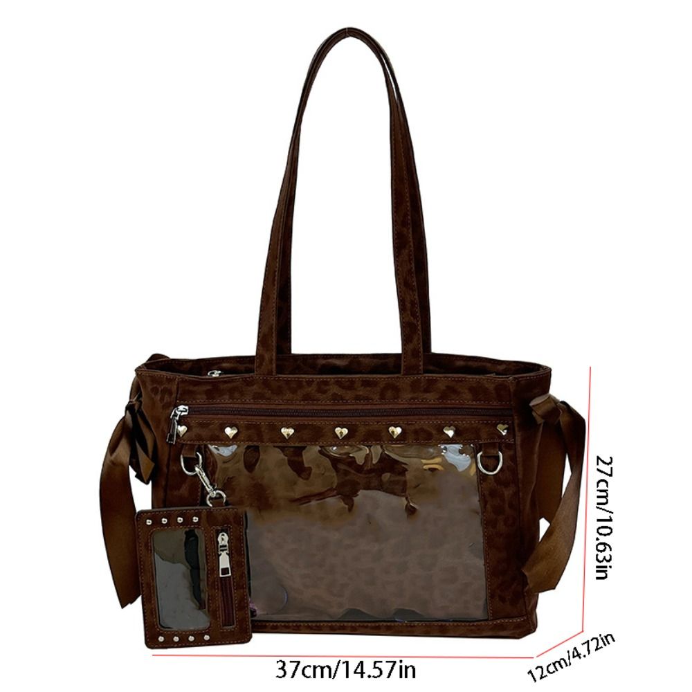 Harajuku Bow Rivet Itabag Y2K  - Anime Merchandise Women recension och pris