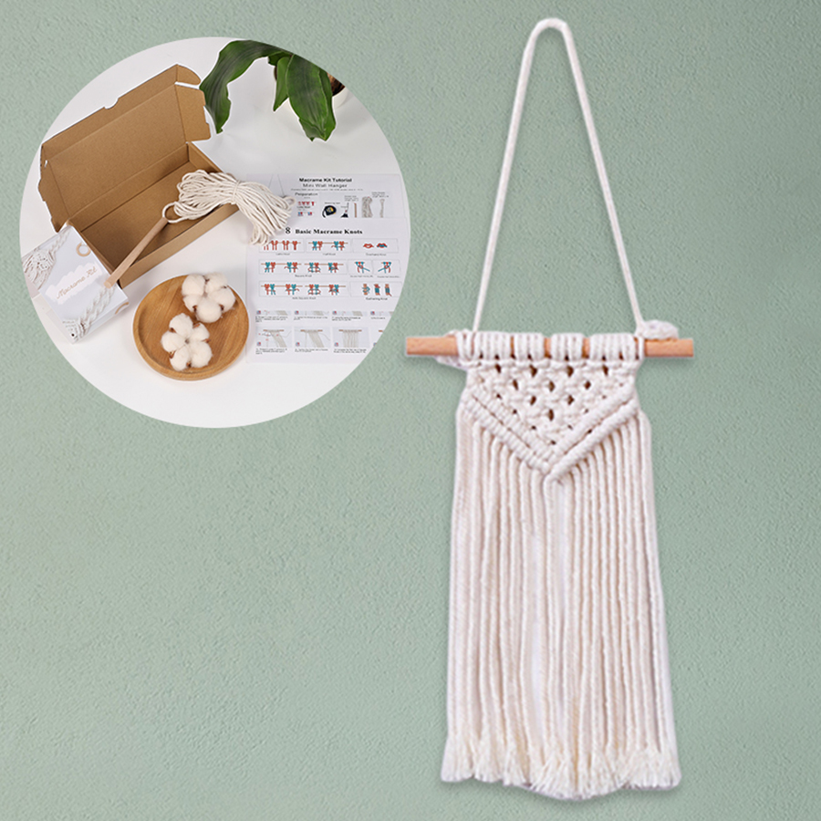Handmade Knitting Mini Tapestr - Wall Scroll Tapestry recension och pris