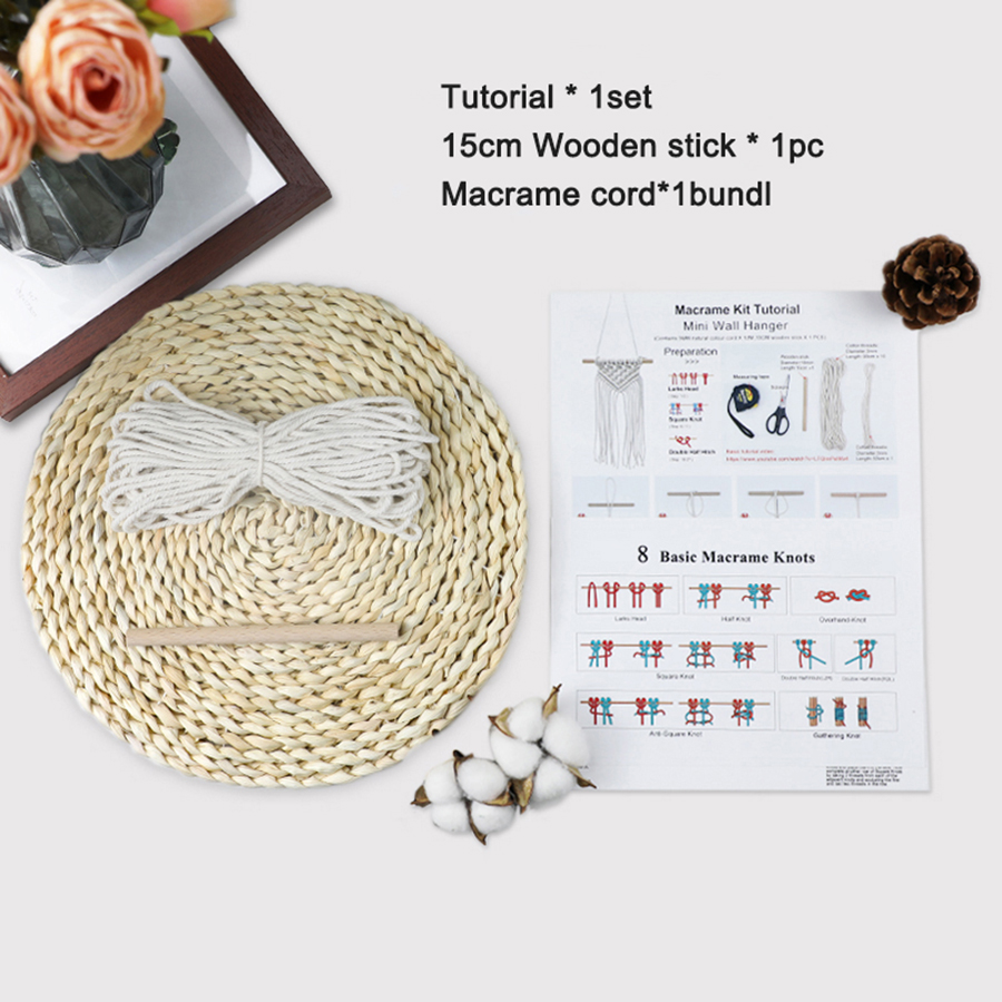 Handmade Knitting Mini Tapestr - Wall Scroll Tapestry recension och pris