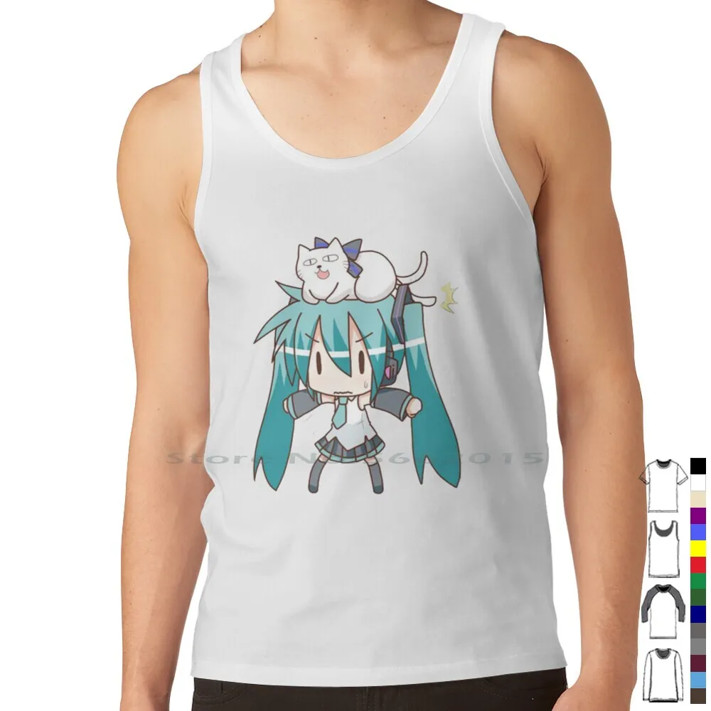 Miku T Shirt 100% Cotton Kawai - Anime Girl Merchandise recension och pris