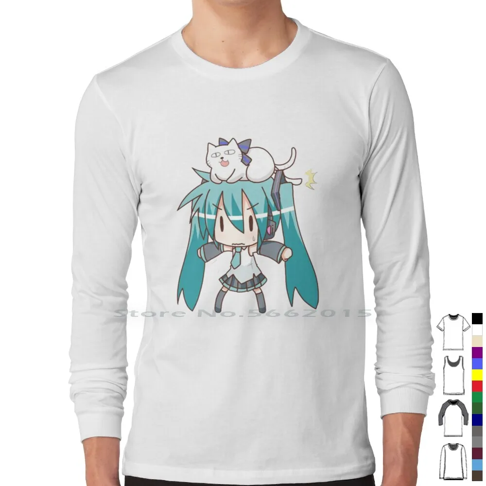 Miku T Shirt 100% Cotton Kawai - Anime Girl Merchandise recension och pris