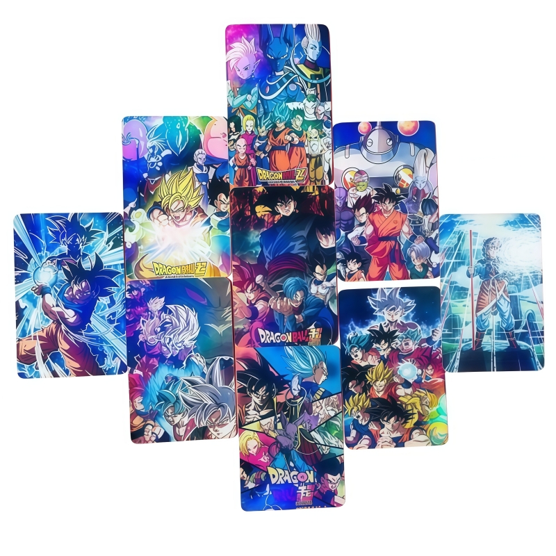 50pcs Dragon Ball holographic  - Anime Merchandise Japan recension och pris